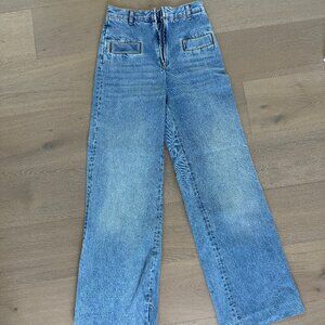 Sandro Denim Jeans blue wide leg